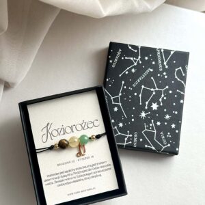 Bransoletka ze znakiem zodiaku Koziorożec