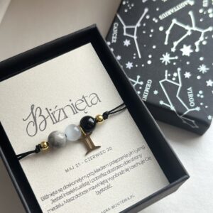 Bransoletka ze znakiem zodiaku Bliźnięta