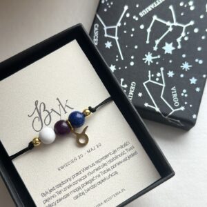 Bransoletka ze znakiem zodiaku Byk